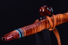 Tasmanian Blackwood Native American Flute, Minor, High D-5, #I34D